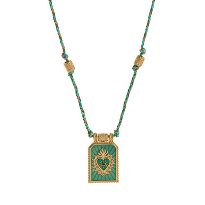 Siyona Cord Charm Necklace