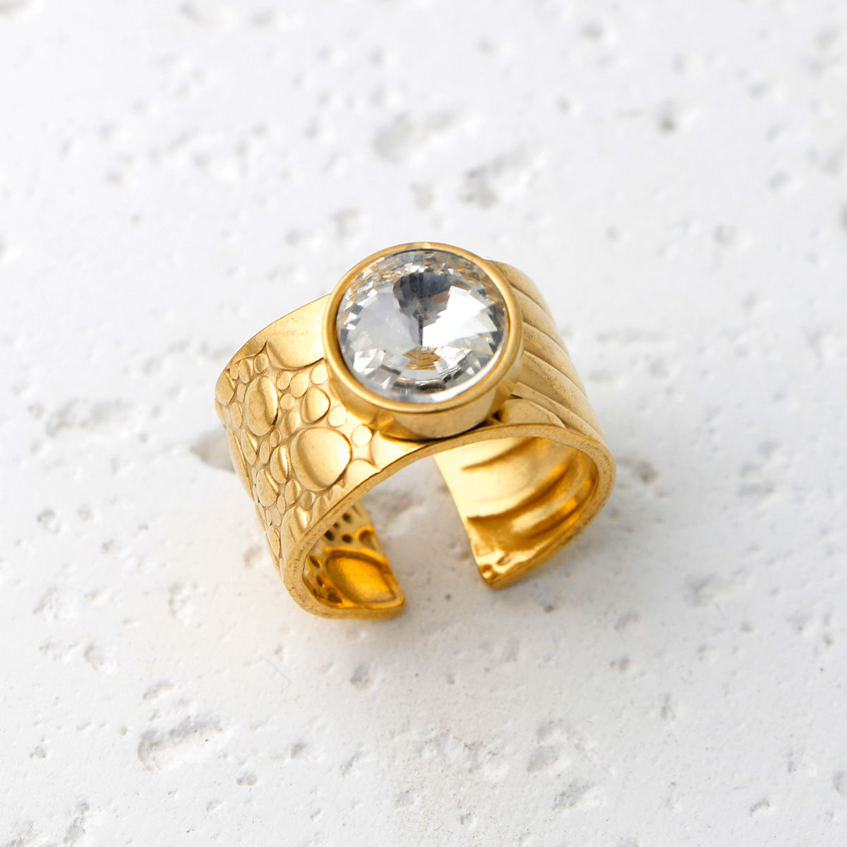 Thais Gold Statement Open Ring