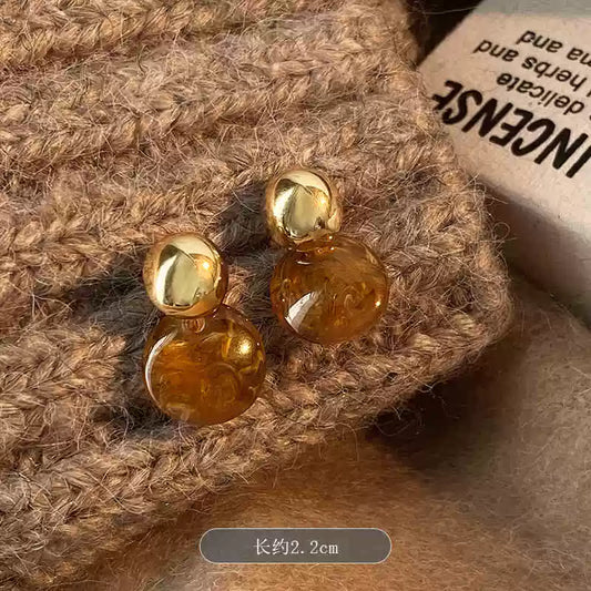 Dia Maillard Amber Earrings