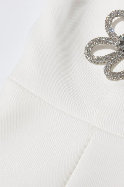 Belinda White Diamonds Mini Dress
