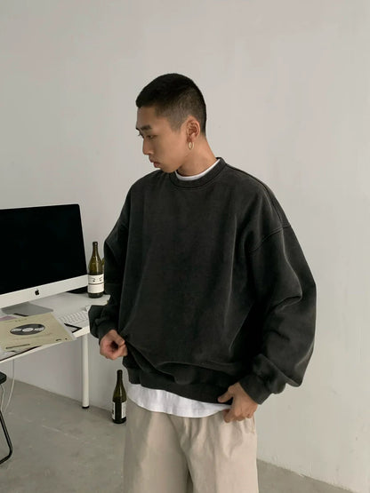 Oversized Basic Sweatshirt Hoodie