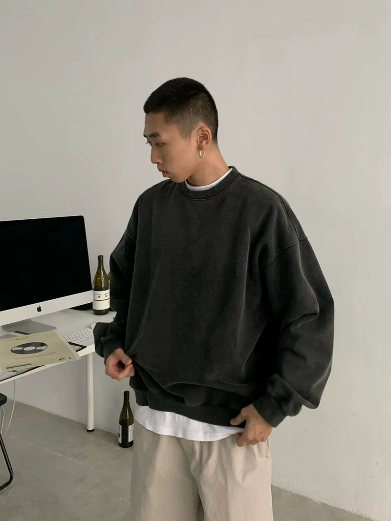 Oversized Basic Sweatshirt Hoodie