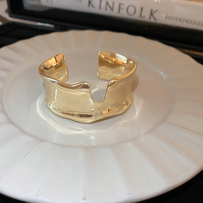 Glory Irregular Open Cuff Bracelet