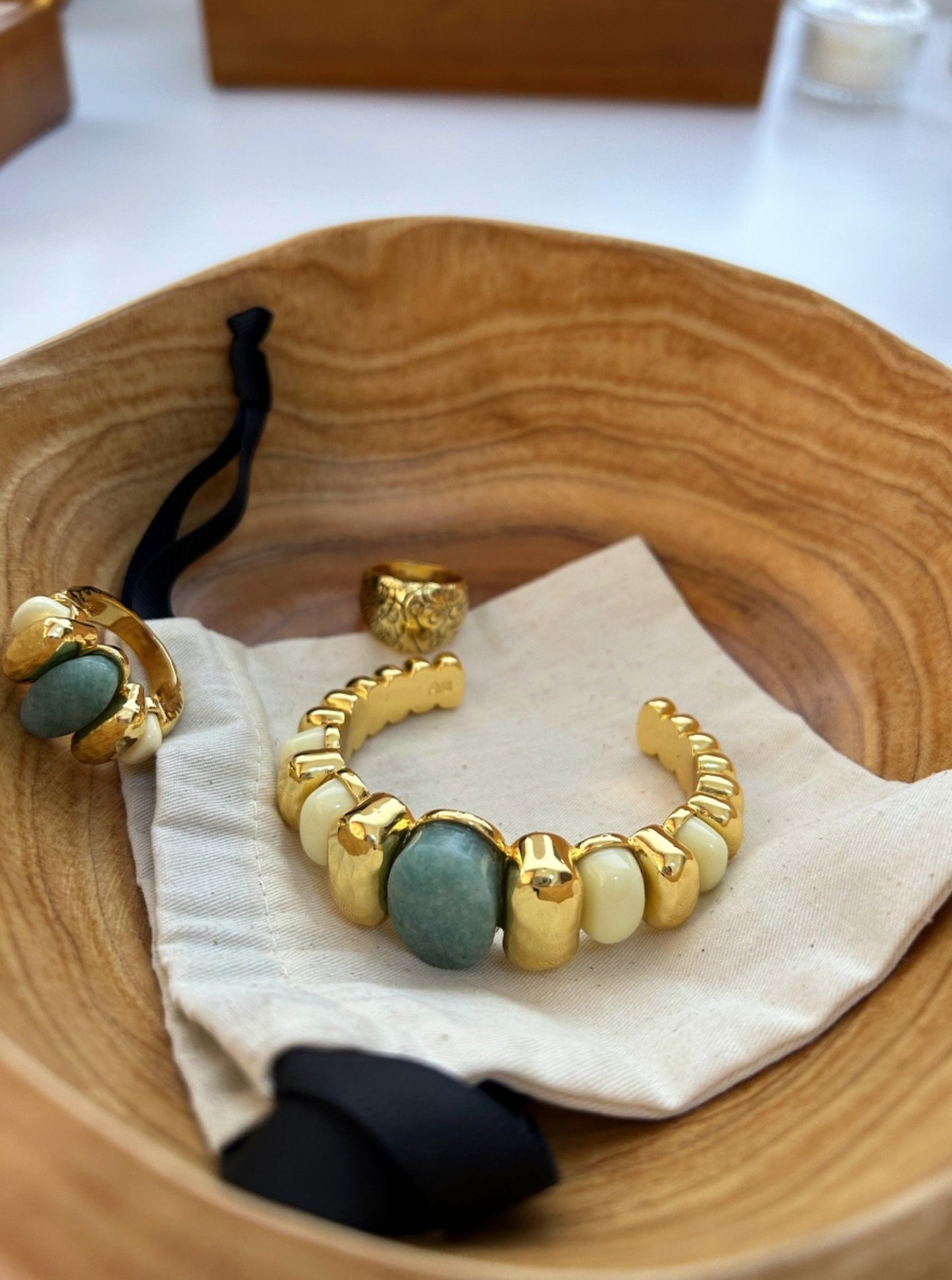 Nilah Amazonite Antique Bracelet