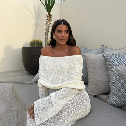 Nayara | Off Shoulder Maxi Dress
