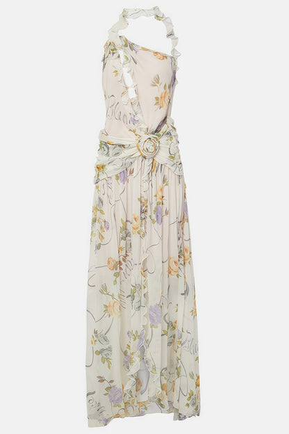 Fanyrt Backless Maxi Dress
