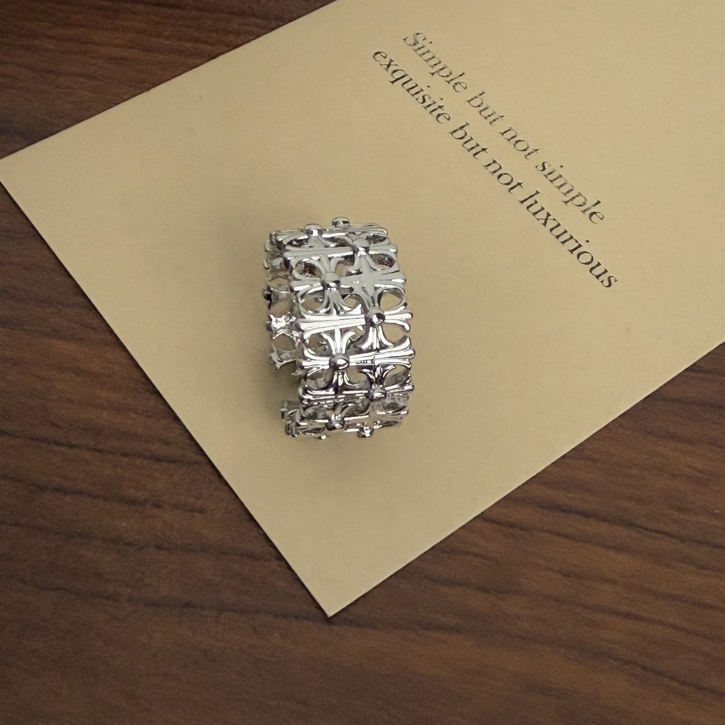 Keaton Sculptural Open Ring