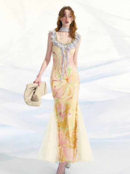 Pastel Yellow Maxi Dress