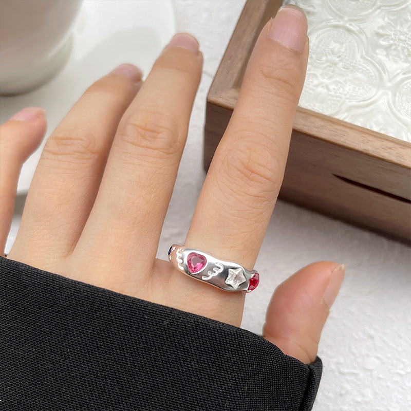 Sela Multi-gem Adjustable Ring