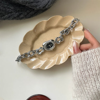 Irregular Chain Link Bracelet Watch