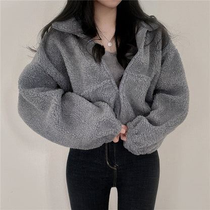 Akilah Cozy Stand Collar Cardigan