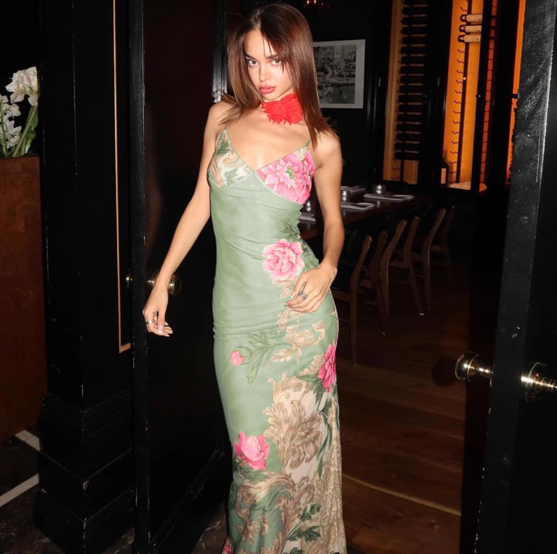 Kimber Fishtail Maxi Dress