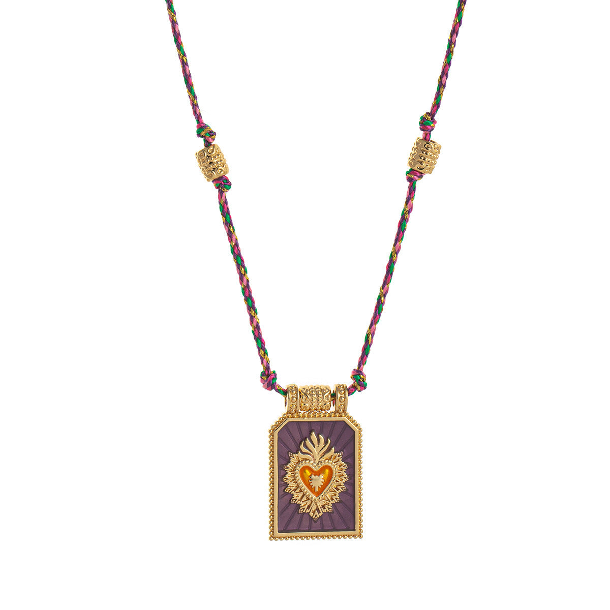 Siyona Cord Charm Necklace