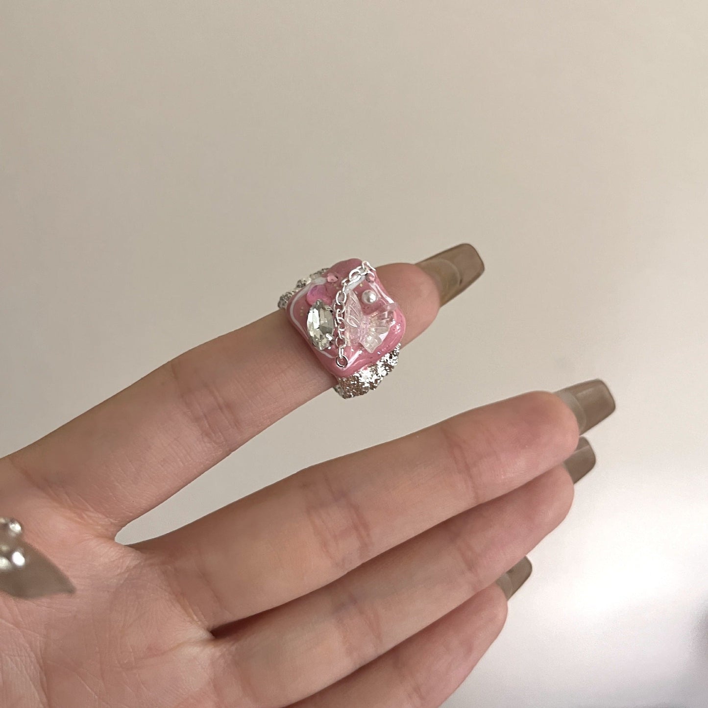 Indiana Enamel Butterfly Ring
