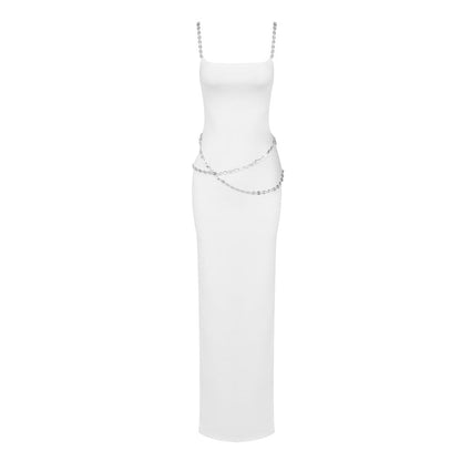 Simple Chain Dress Maxi Dress Party Dress Evening Dress