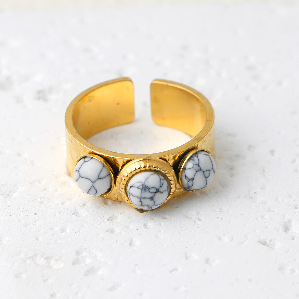 Thais Gold Statement Open Ring