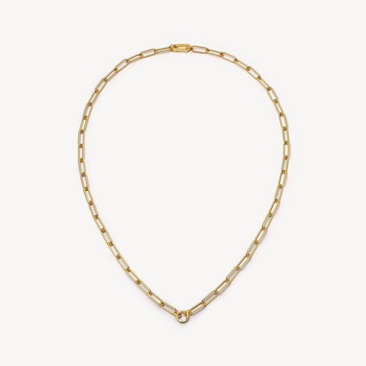 Jayme Dainty Zircon Charm Necklace