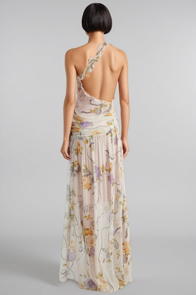 Fanyrt Backless Maxi Dress