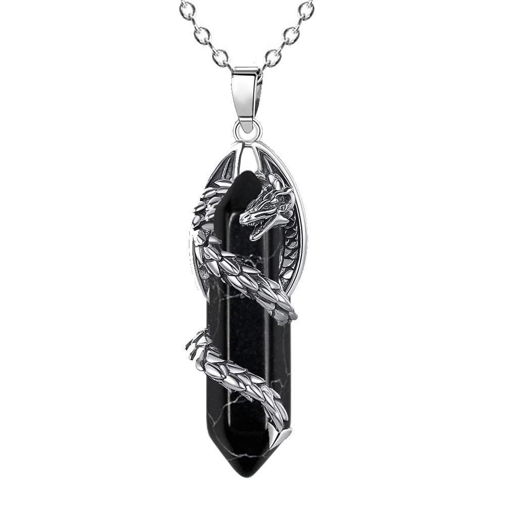 Celestial Dragonfang Crystal Necklace