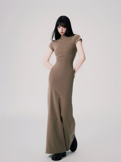 Luluswings Butterfly Emblem Fitted Maxi Dress - Evening Gown