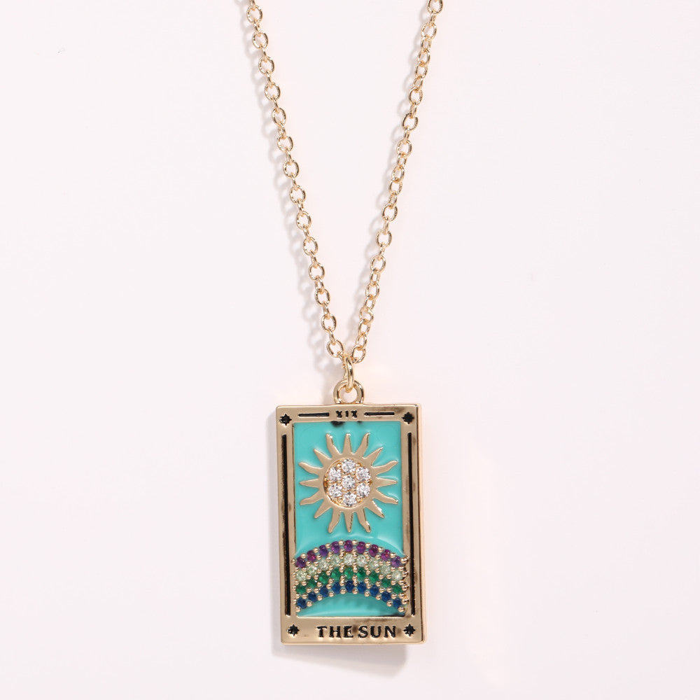 Erynn Gold-plated Tarot Necklace