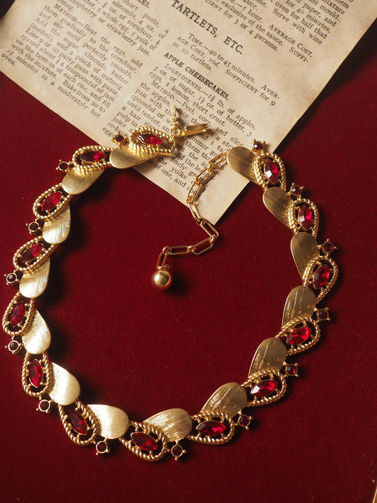 Jirah Ruby-red Necklace