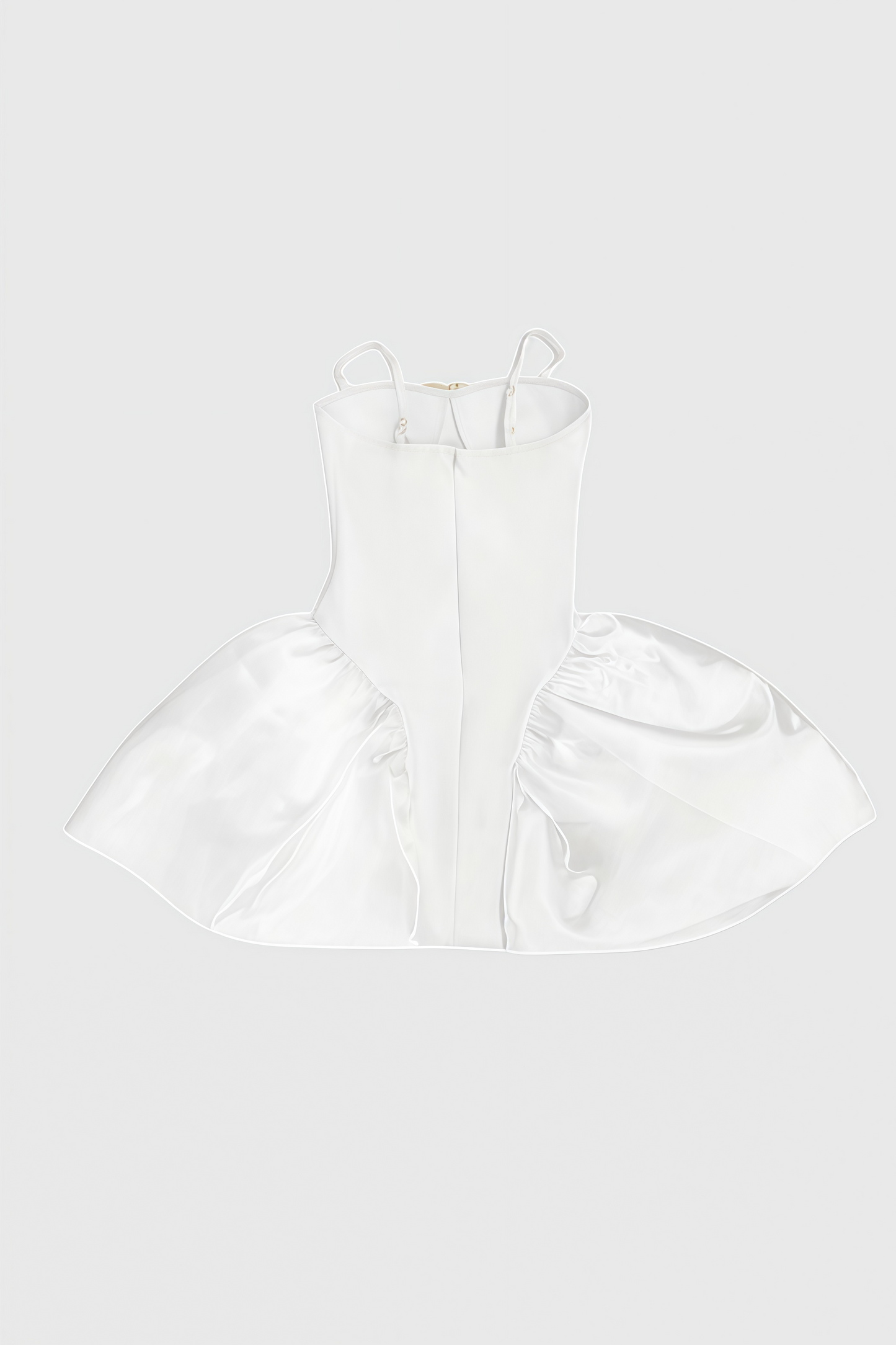 Juyce White 3d Mini Dress