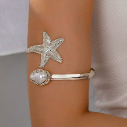 Ameerah Starfish Pearl Arm Cuff