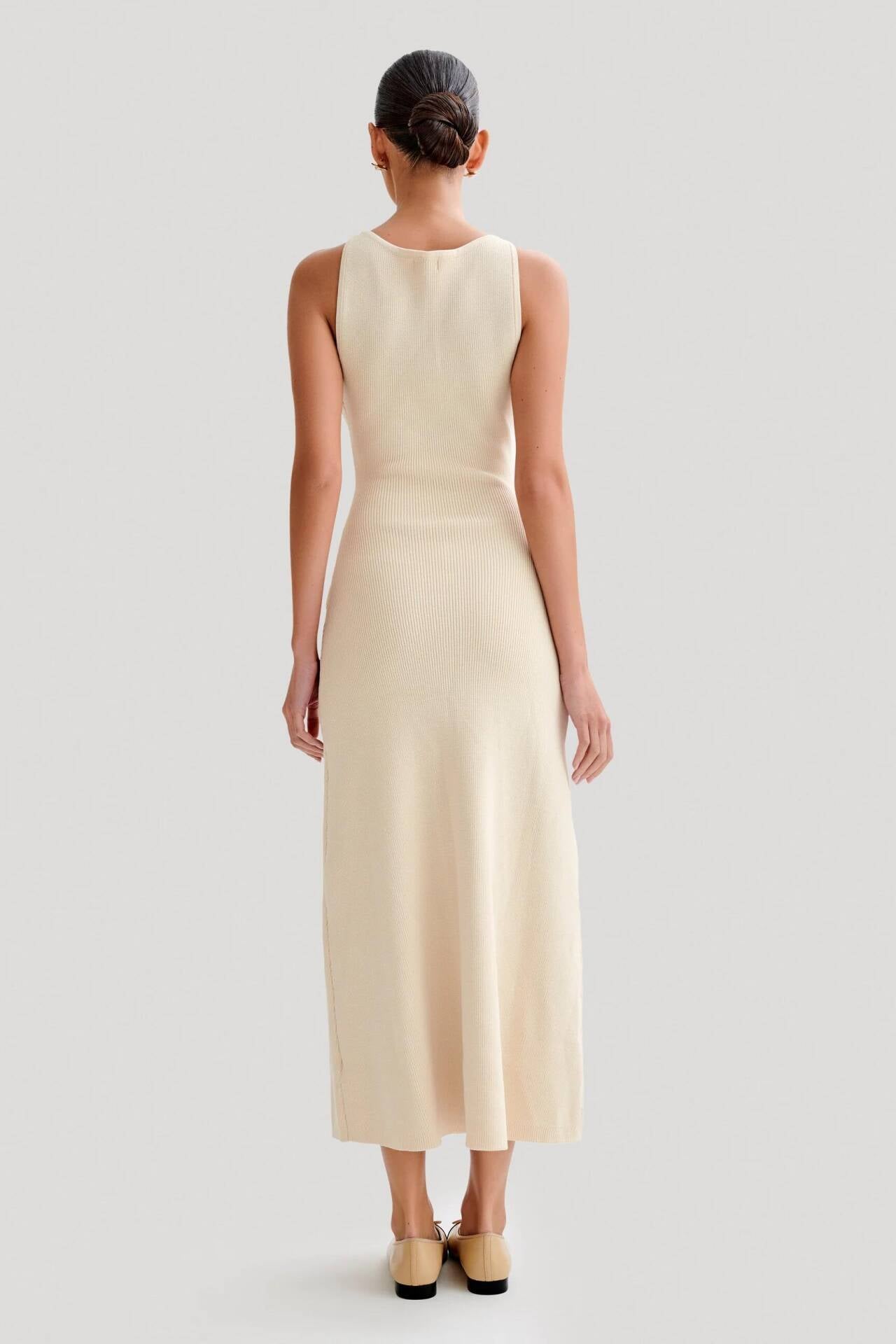 Fiona | Knit Sleeveless Maxi Dress