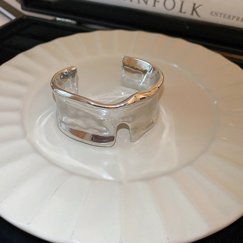 Glory Irregular Open Cuff Bracelet
