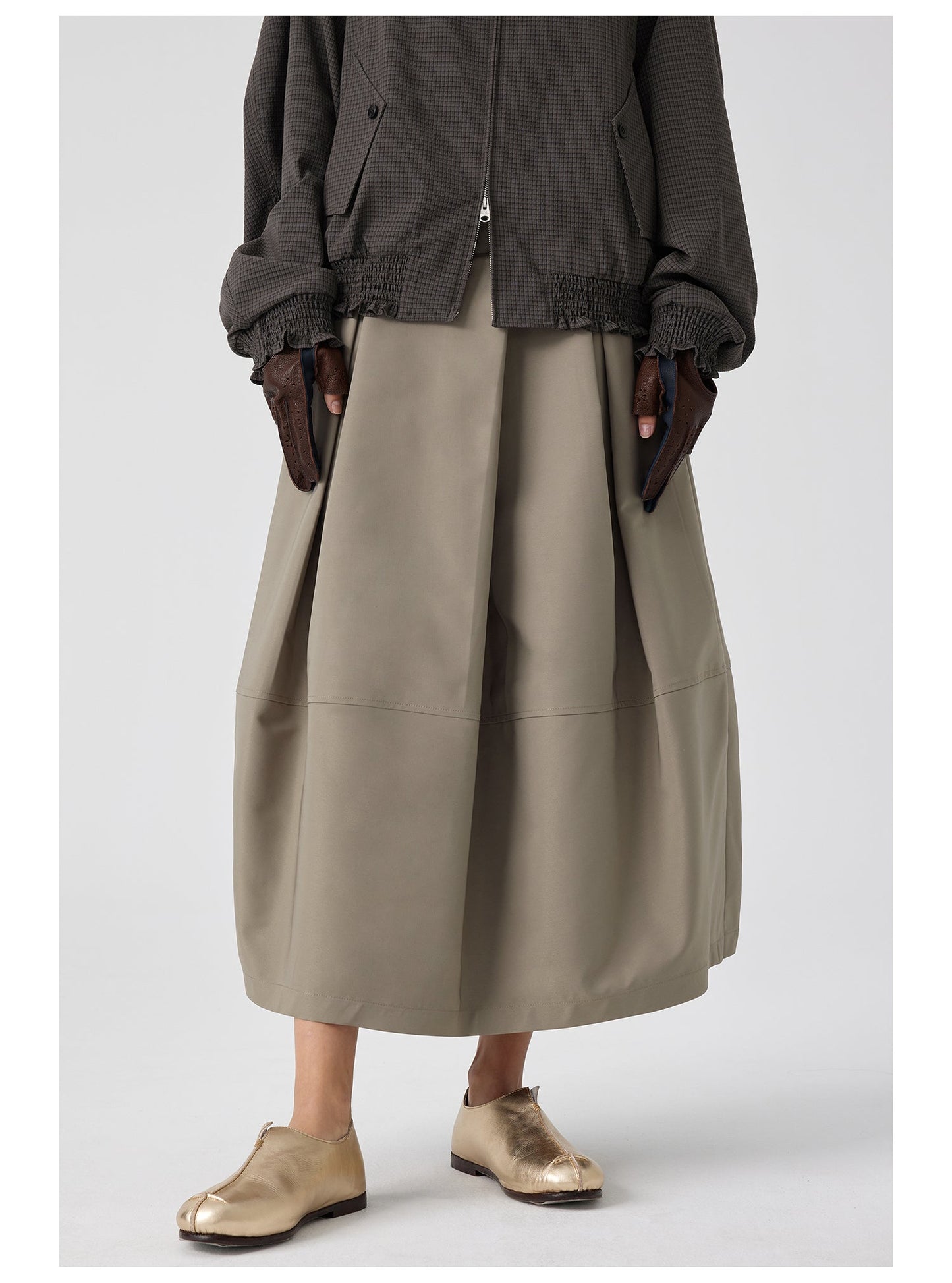 Bubble Long Skirt