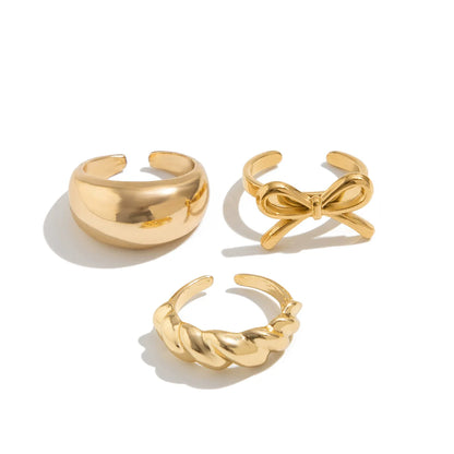 Aislin Delicate Butterfly Ring Set