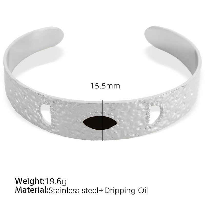 Amalie Enamel Cuff Bracelet