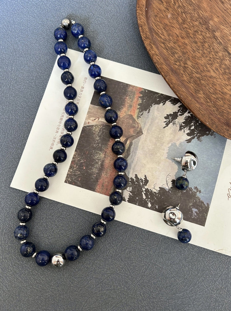 Lapis Lazuli Bead Necklace