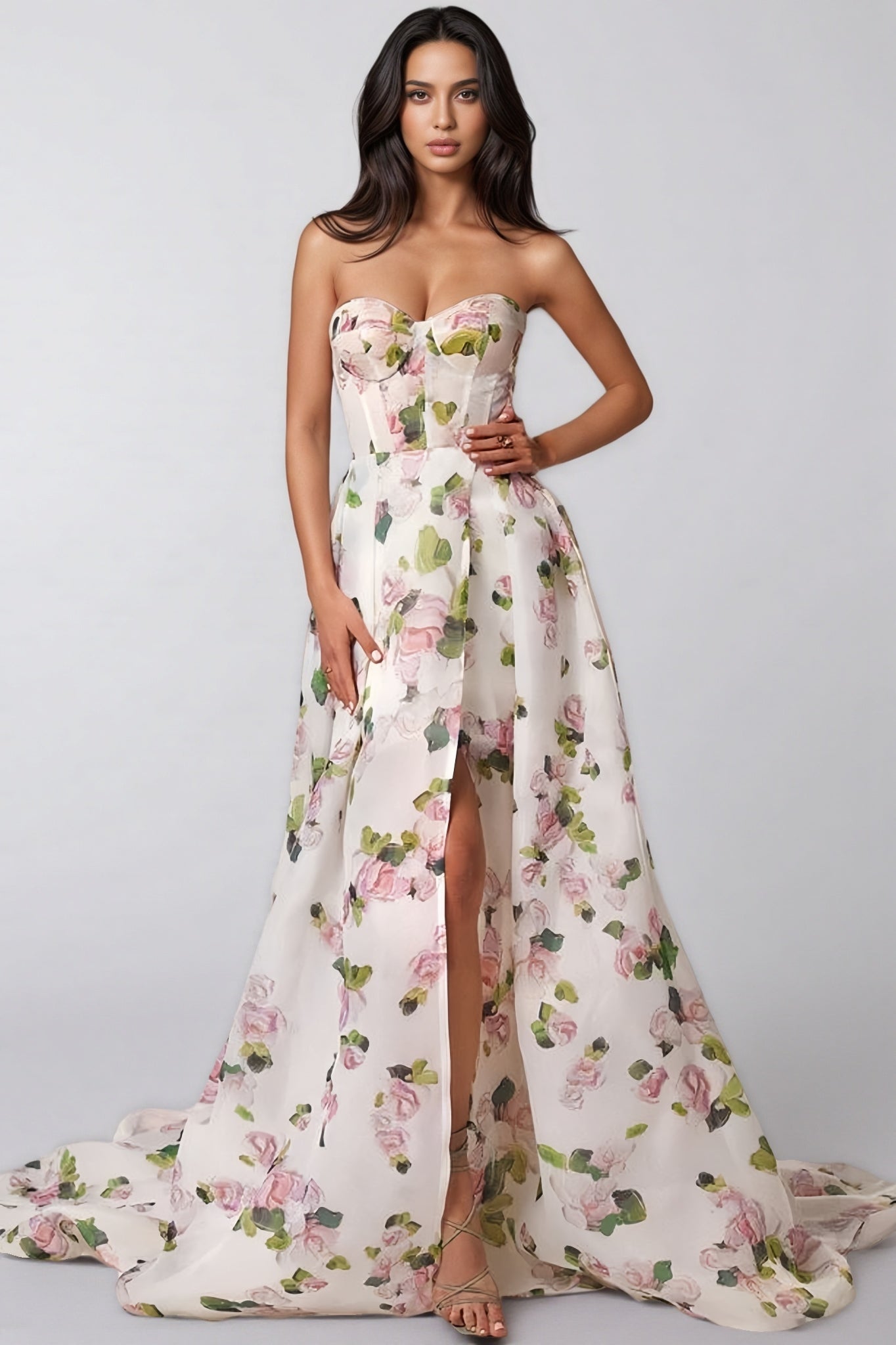 Elnia Sleeveless Big Hem Maxi Dress