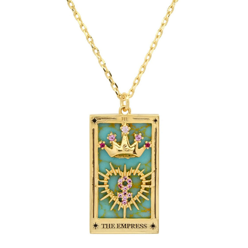 Erynn Gold-plated Tarot Necklace