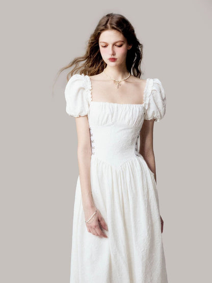 Ethereal Jacquard Long Dress