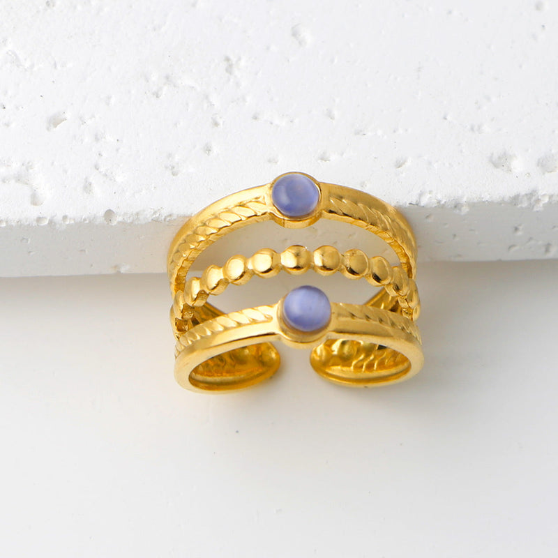 Thais Gold Statement Open Ring