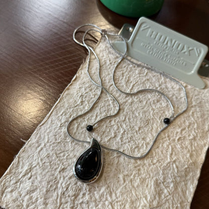 Annaly Agate Drop Necklace