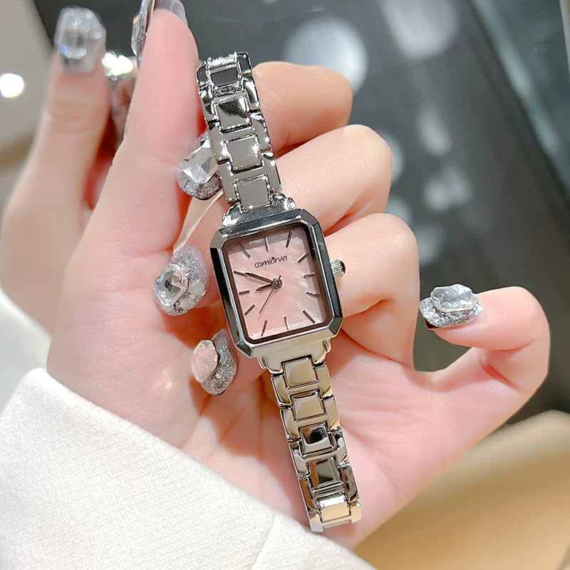 Mother-of-pearl Square Bracelet Watch