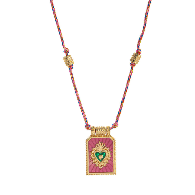 Siyona Cord Charm Necklace