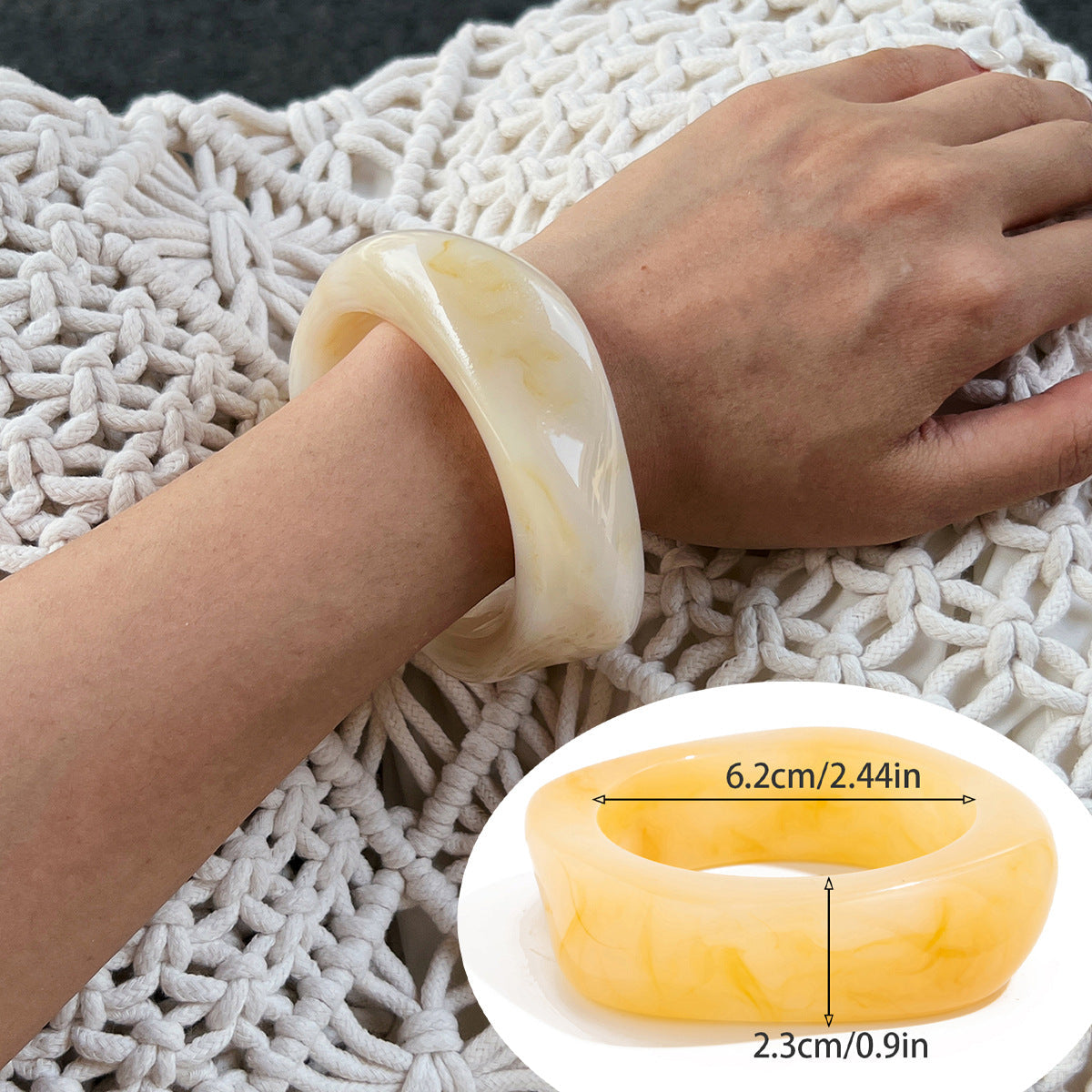 Khali Irregular Smudged Bangle