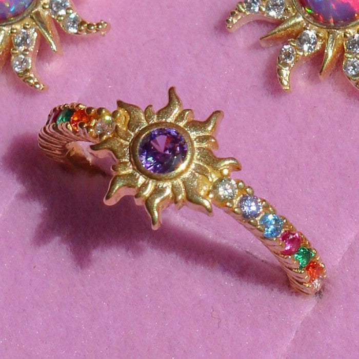 Aariyah Opal Zirconia Pendant Necklace