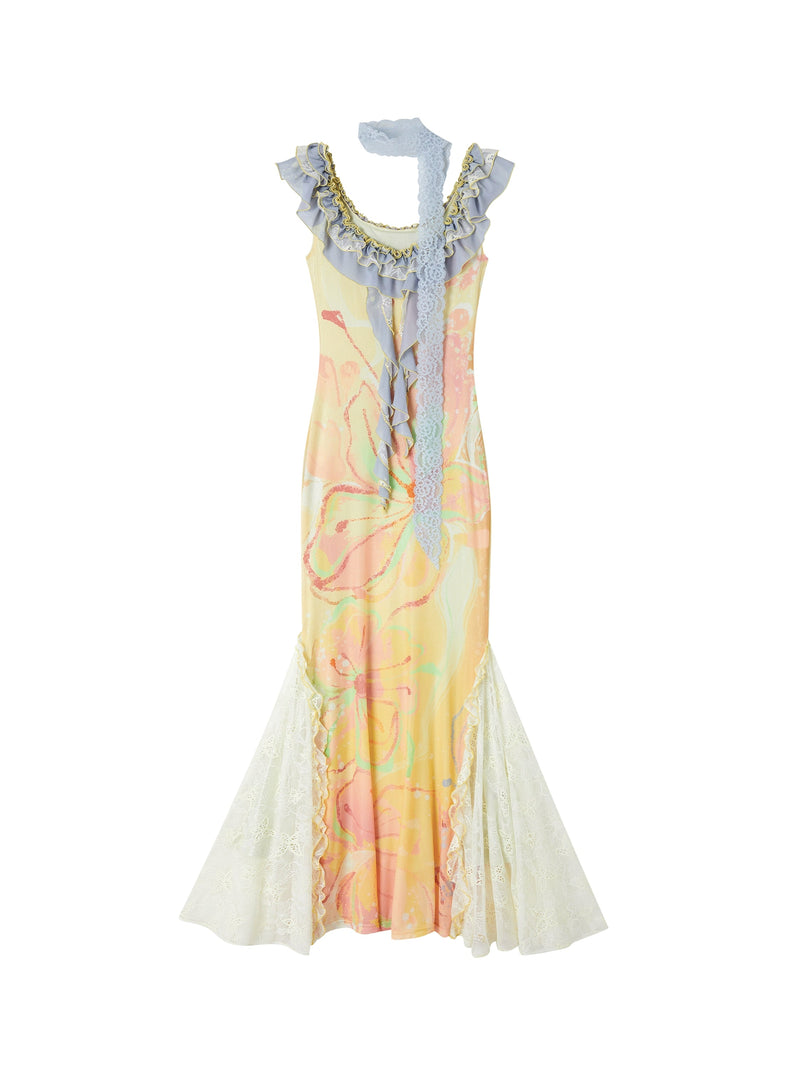 Pastel Yellow Maxi Dress