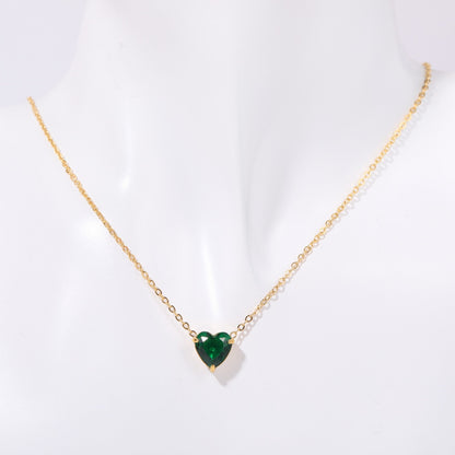 Maryella Birthstone Love Necklace