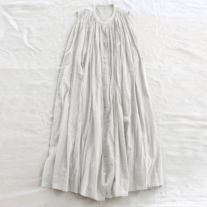 French Pleating Dress Summer Western Paris Yarn Loose Large Dress a Line Dress Can Be Used As Blouse