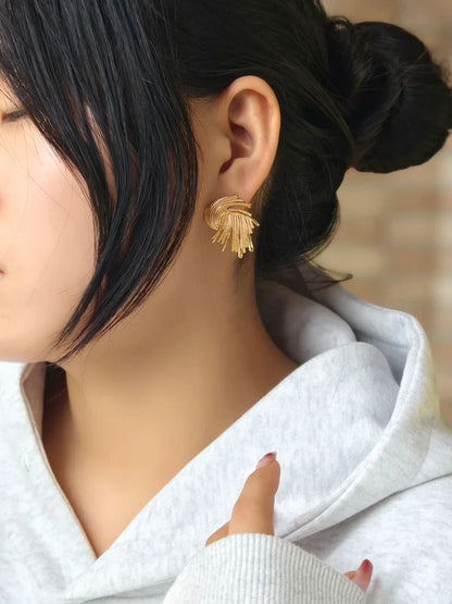 Eden Retro Gold Earrings