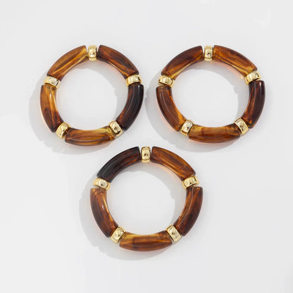 Curved Tube Bracelet Set