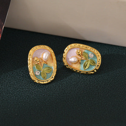 Carsyn Bloom Pearl Earrings