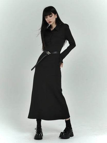 Dark Polo Maxi Dress